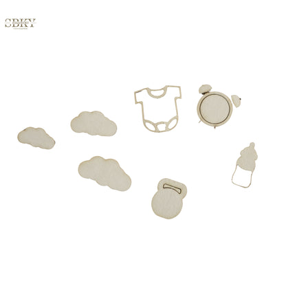 Chipboard set "Little One Moments"