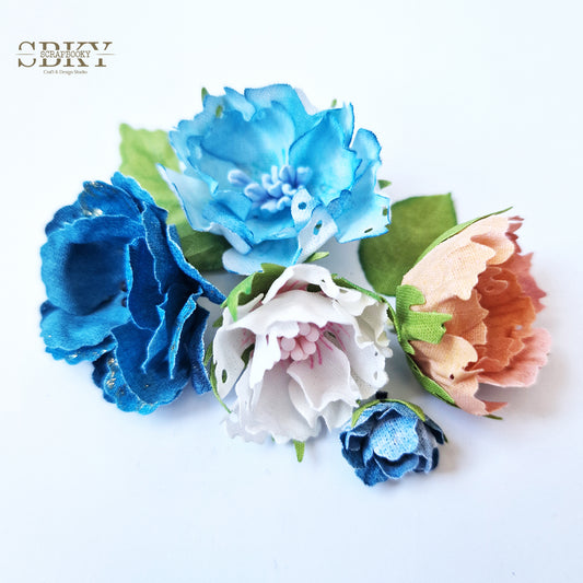 Handmade Flowers ND - Set of 5, N16