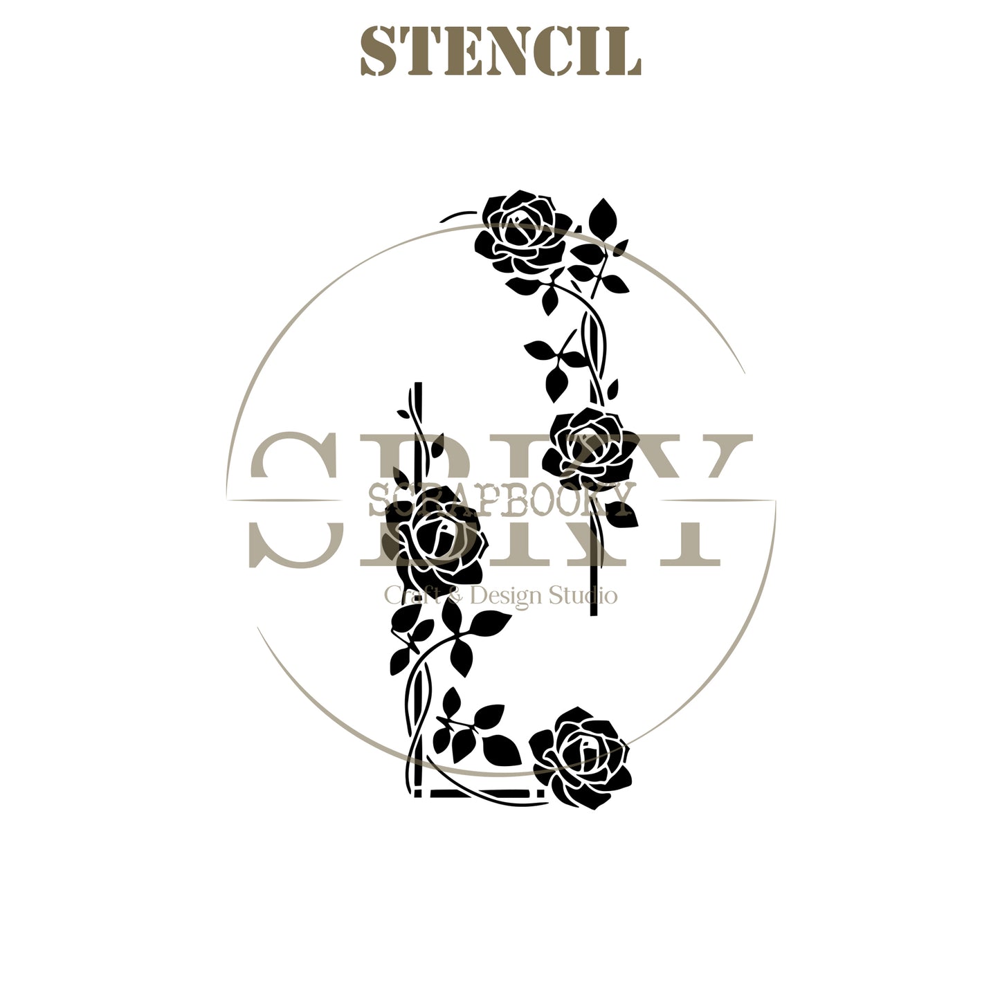 Stencil "Roses"