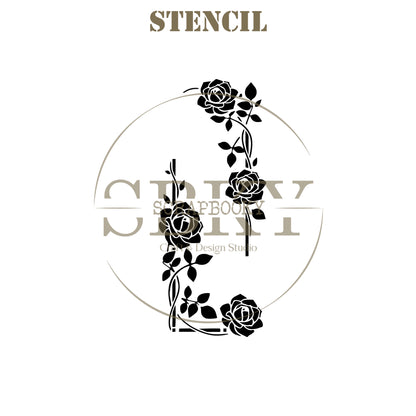 Stencil "Roses"