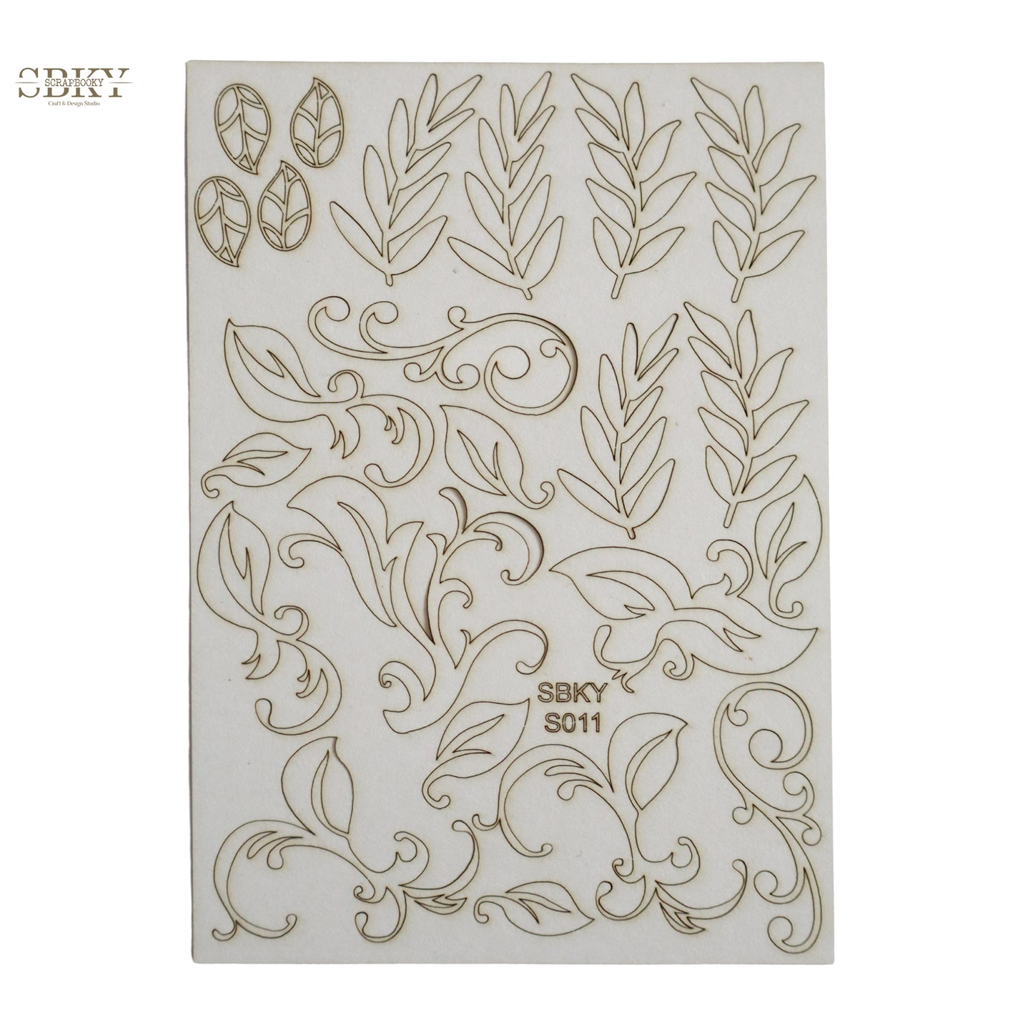 Chipboard set "Foliage Elegance"