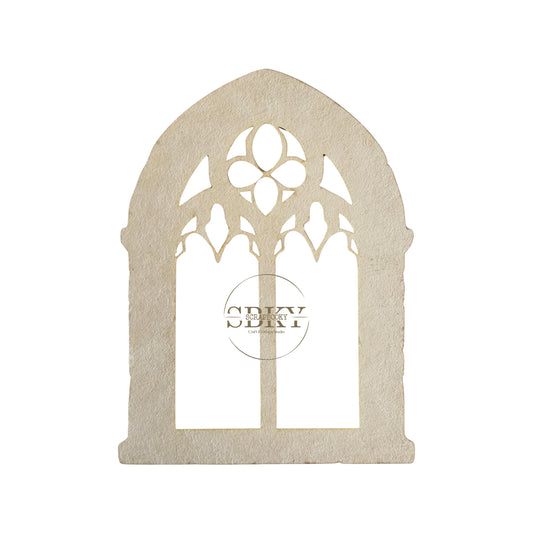 Chipborad Set of 3 Gothic Windows, N1