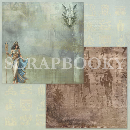 "Egypt's Mystery" Digital Paper