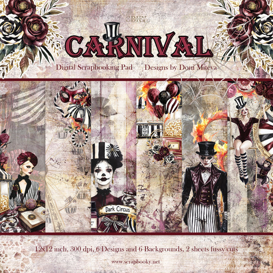 "Carnival" Digital Paper