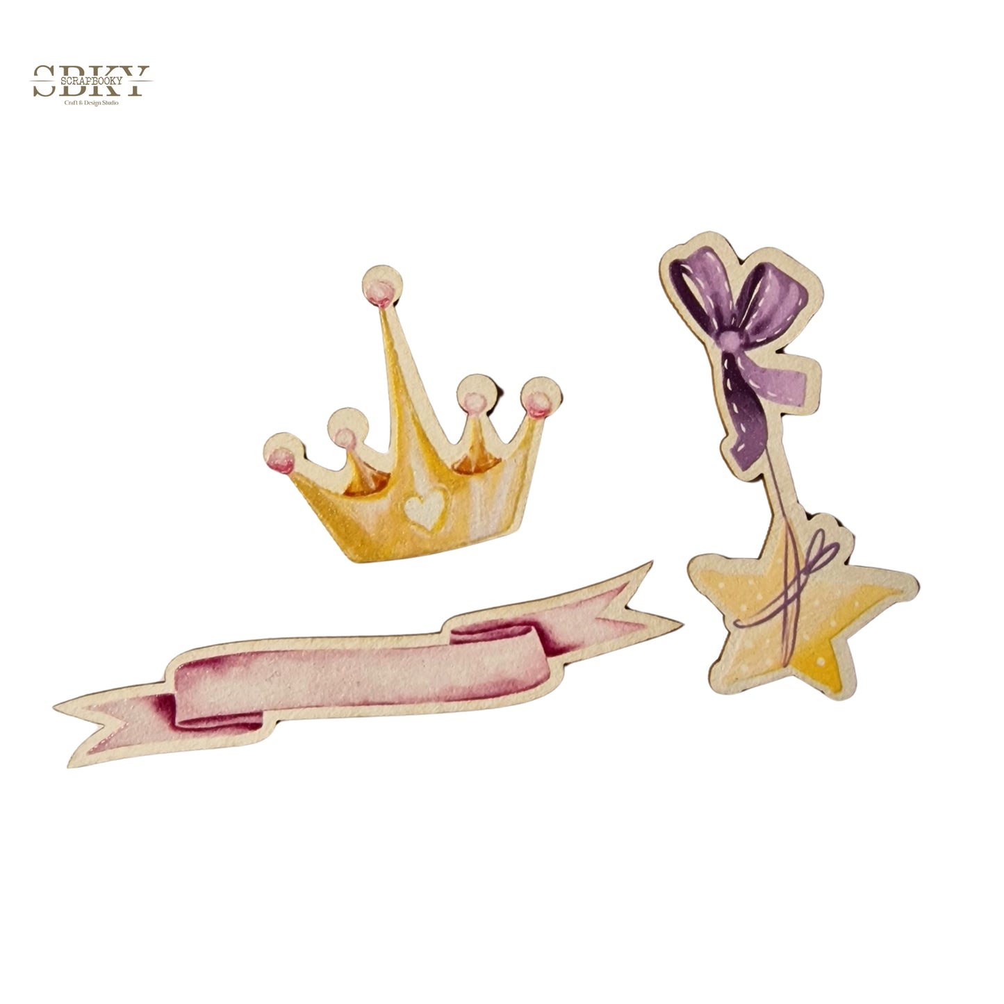 "Enchanted Pirouette" Chipboards Set