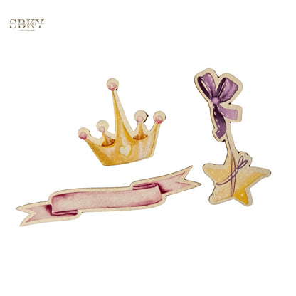 "Enchanted Pirouette" Chipboards Set