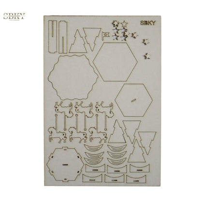 Chipboard "3D Dream Carousel"