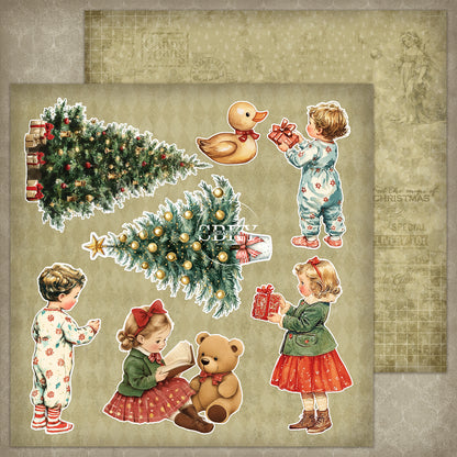 "Holiday Spirit" Fussy Cuts