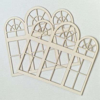 Chipborad Set of 4 Windows