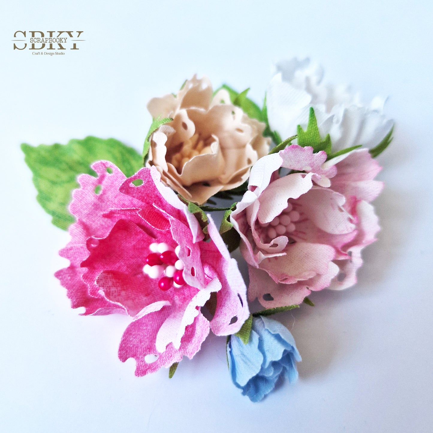 Handmade Flowers ND - Set of 5, N1