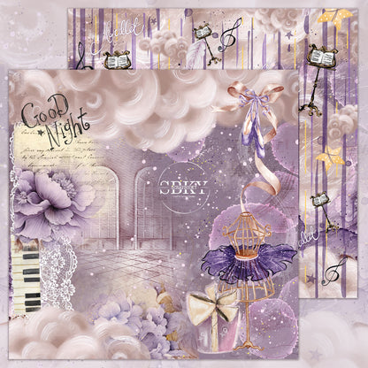 "Enchanted Pirouette" Scrapbooking Pad