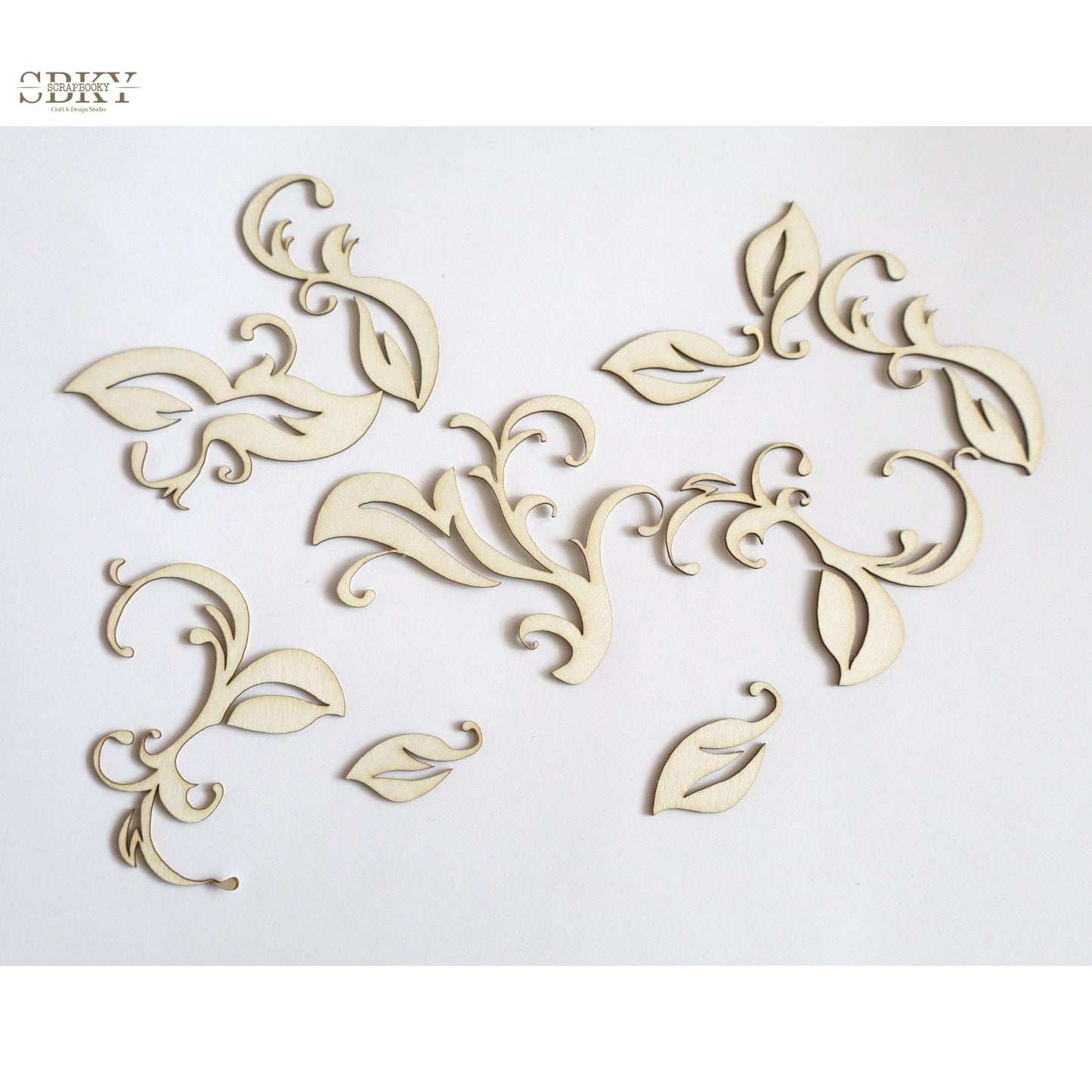 Chipboard set "Foliage Elegance"