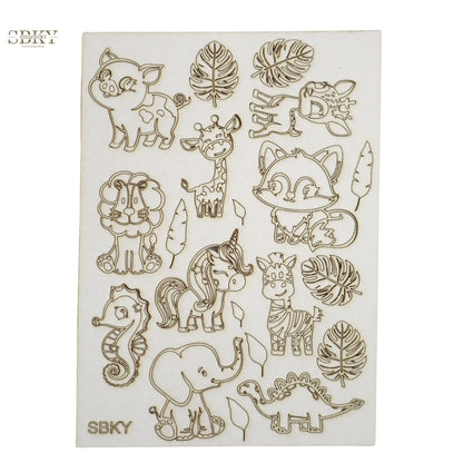 Chipboard set "Cute Animals"