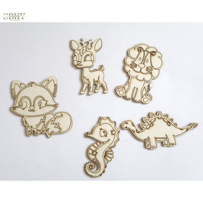 Chipboard set "Cute Animals"