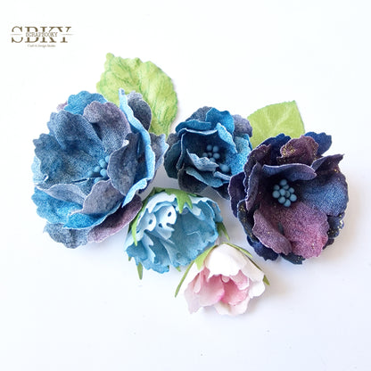 Handmade Flowers ND - Set of 5, N25