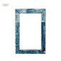 Chipboard blue frame, "Wonderland" collection