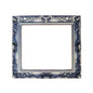 Chipboard silver rectangular frame