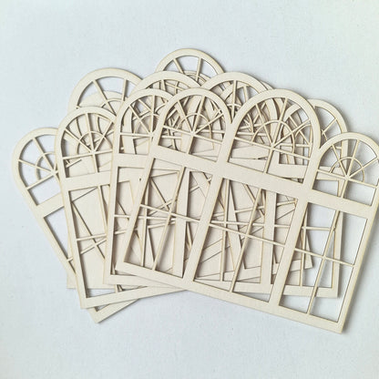 Chipborad Set of 4 Windows