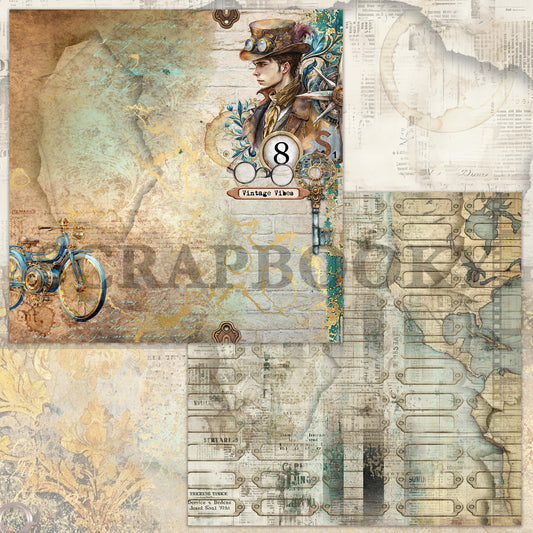 "Vagabond" Digital Paper