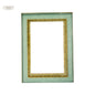 Chipboard light blue frame, "Wonderland" collection