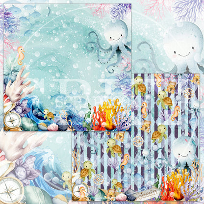 "OceanSpells" Digital Paper