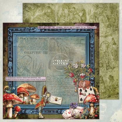 "Wonderland" Scrapbooking Pad