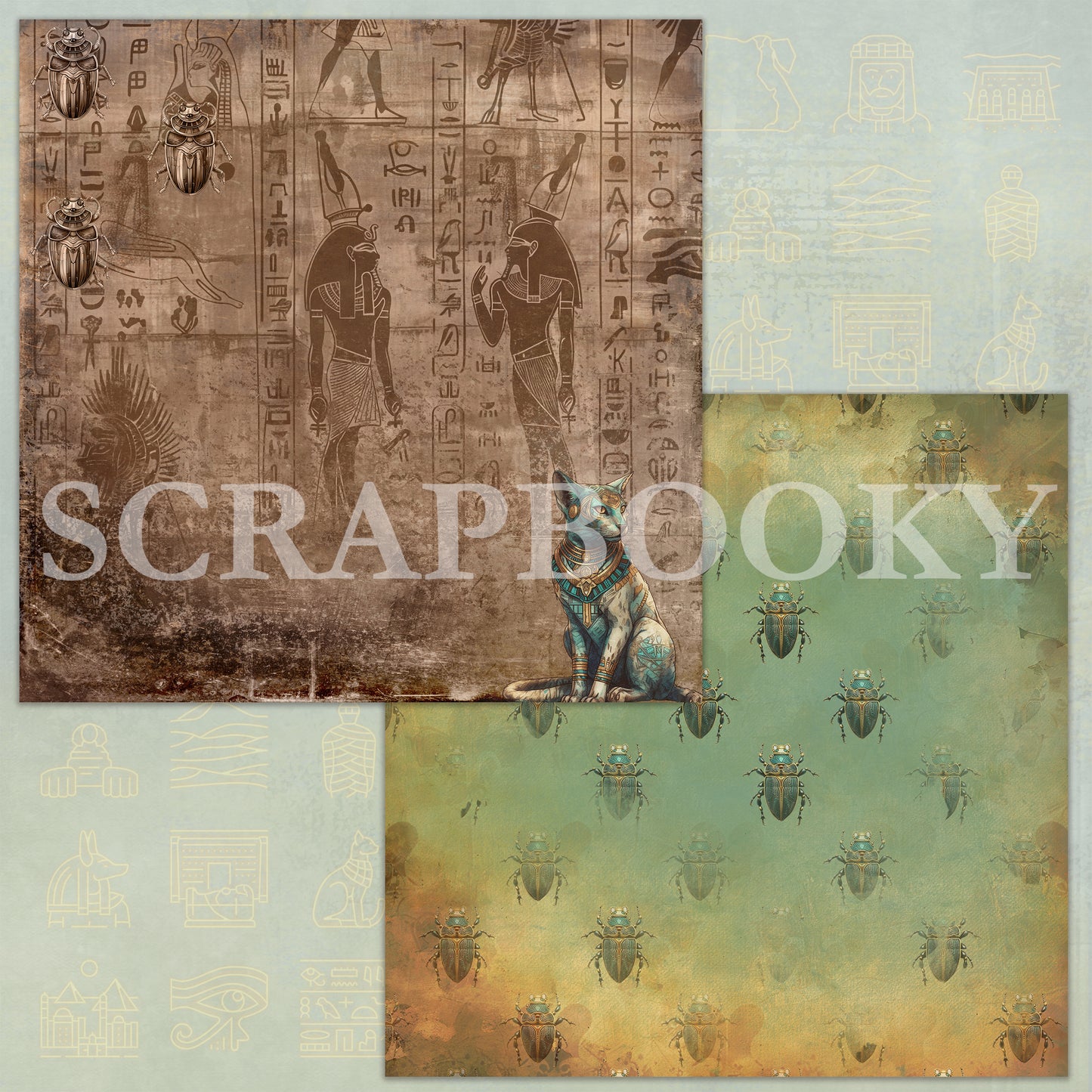 "Egypt's Mystery" Digital Paper