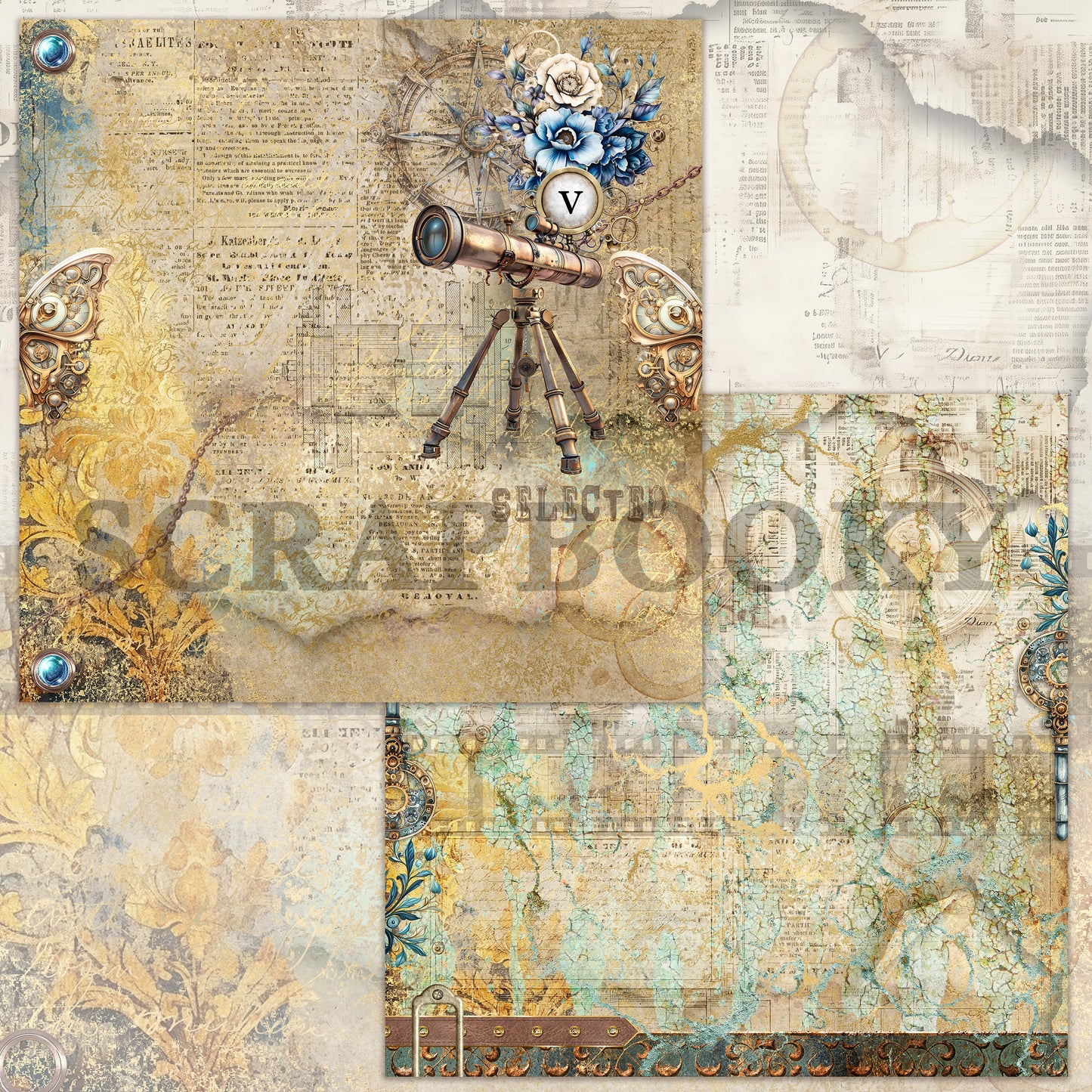 "Vagabond" Digital Paper