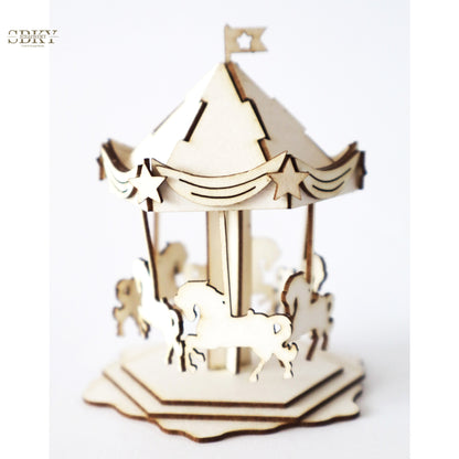 Chipboard "3D Dream Carousel"
