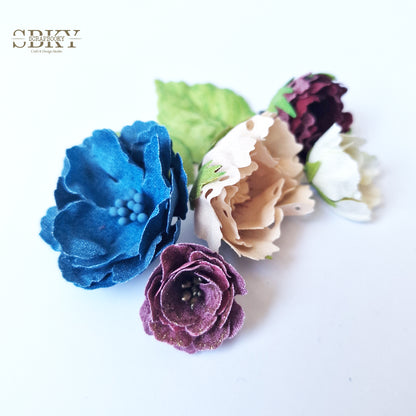 Handmade Flowers ND - Set of 5, N3
