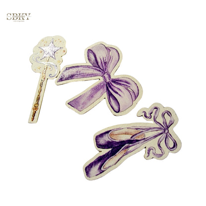 "Enchanted Pirouette" Chipboards Set