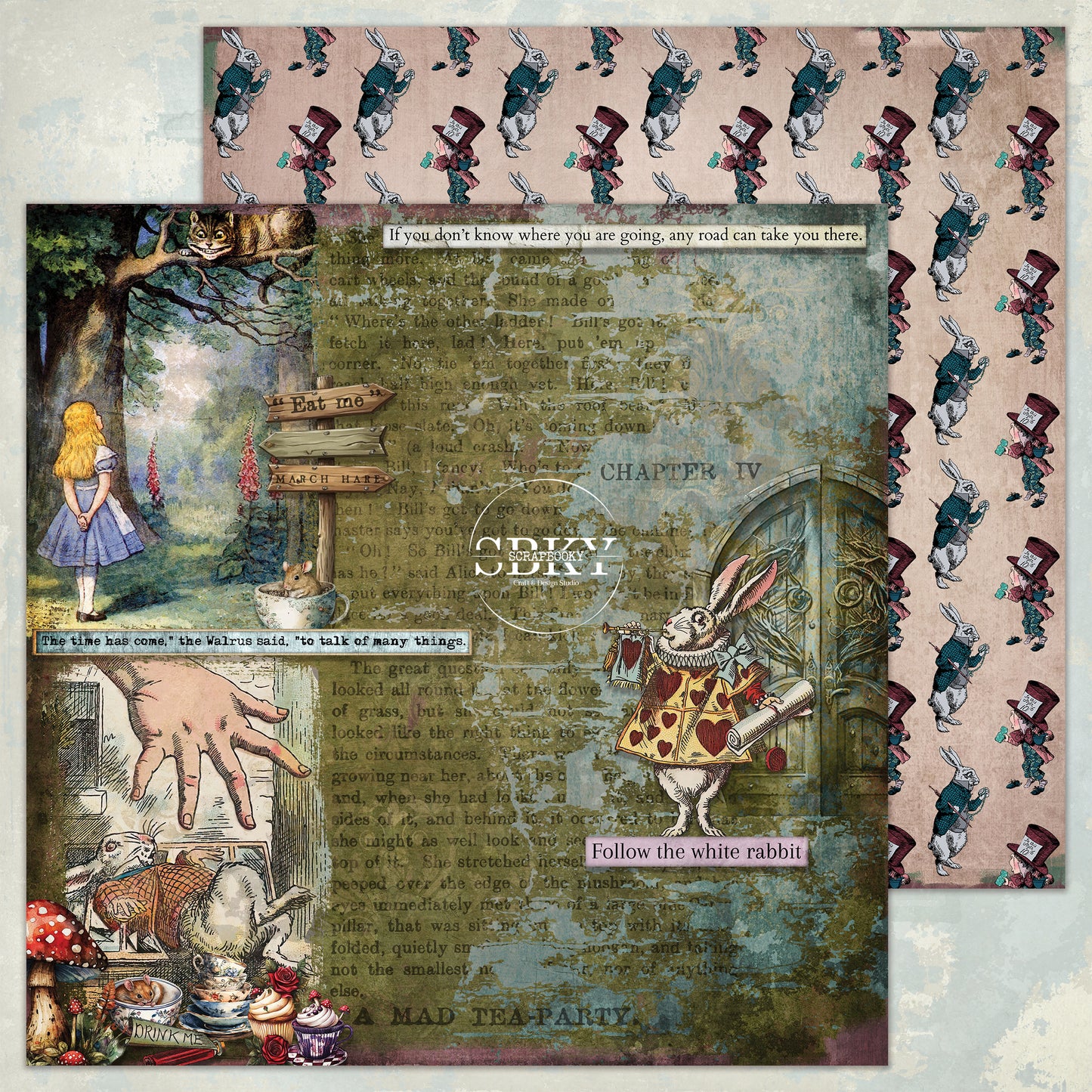 "Wonderland" Scrapbooking Pad