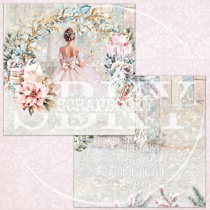 "Paris Winter" Digital Paper