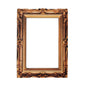 Chipboard gold rectangular frame