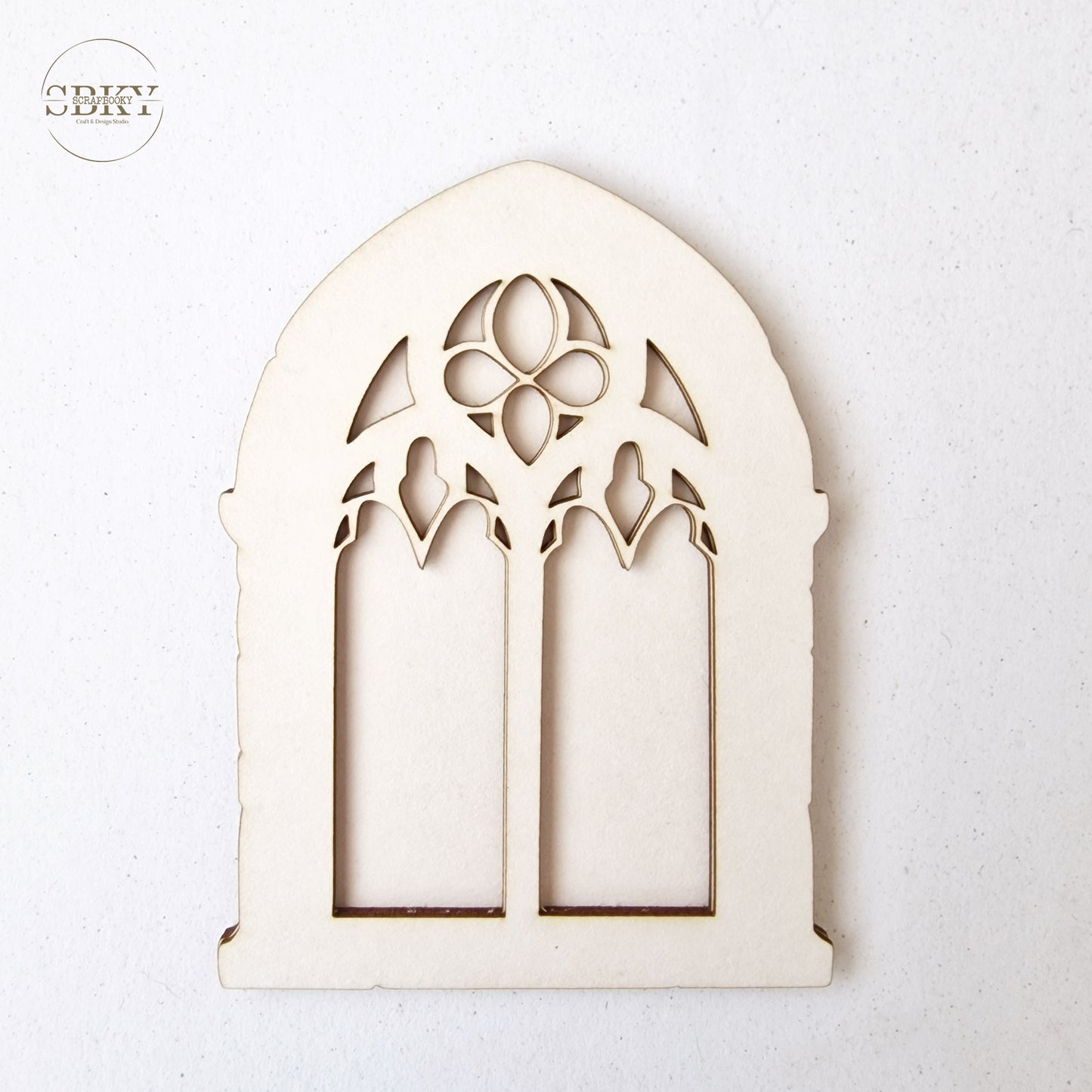 Chipborad Set of 3 Gothic Windows, N1