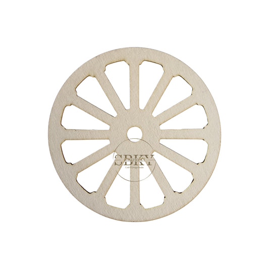 Chipborad Set of 2 Small Wheels