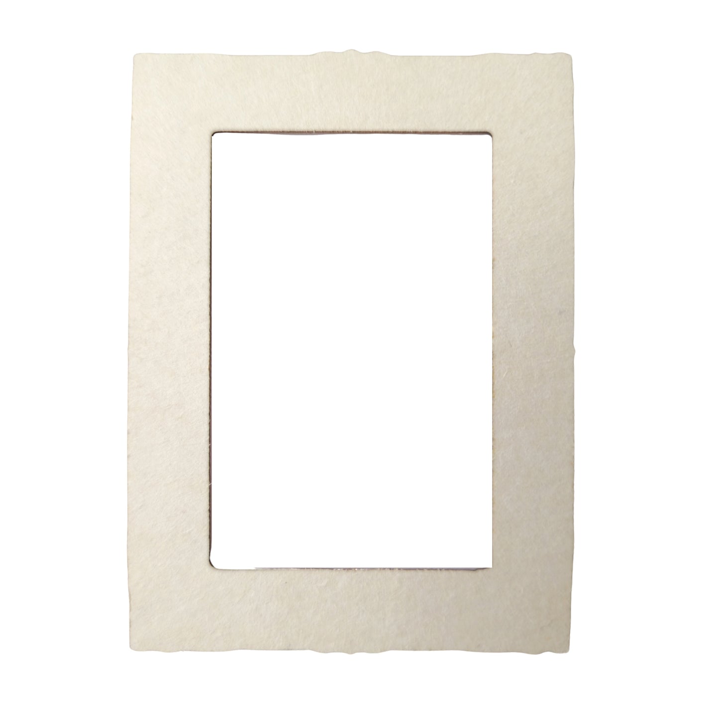 Chipboard gold rectangular frame