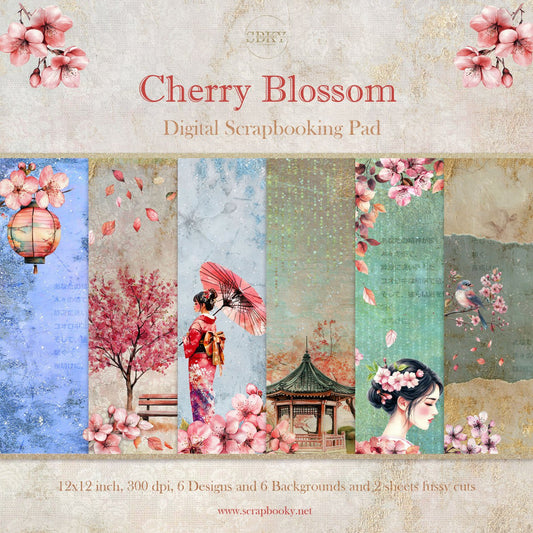 "Cherry Blossom" Digital Paper