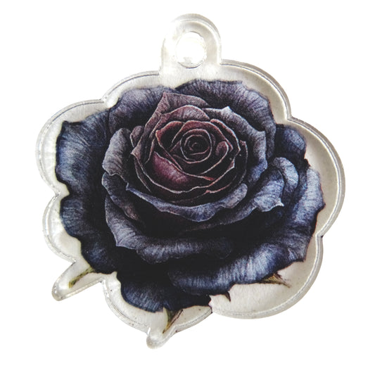 Acrylic ornament "Black Rose"
