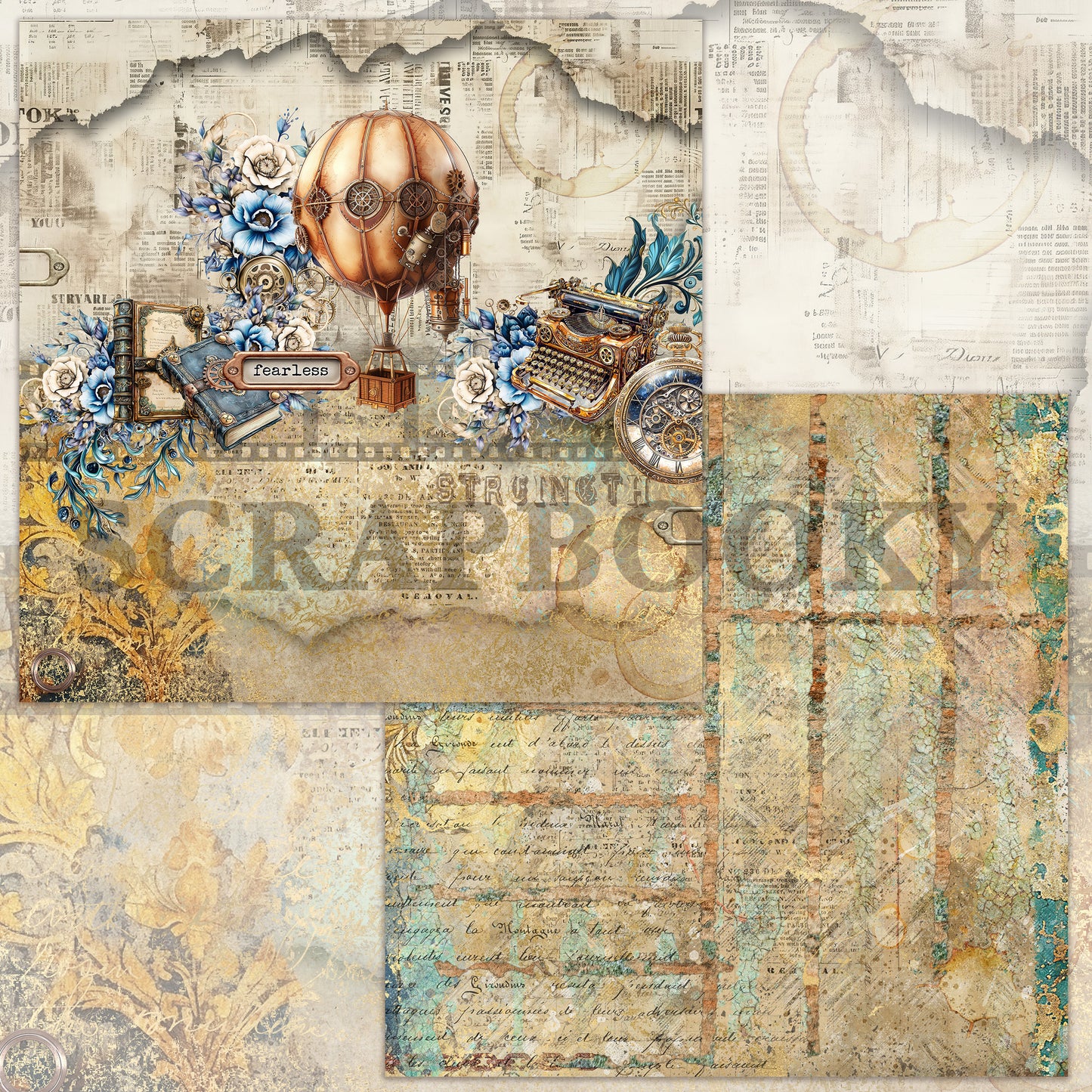 "Vagabond" Digital Paper