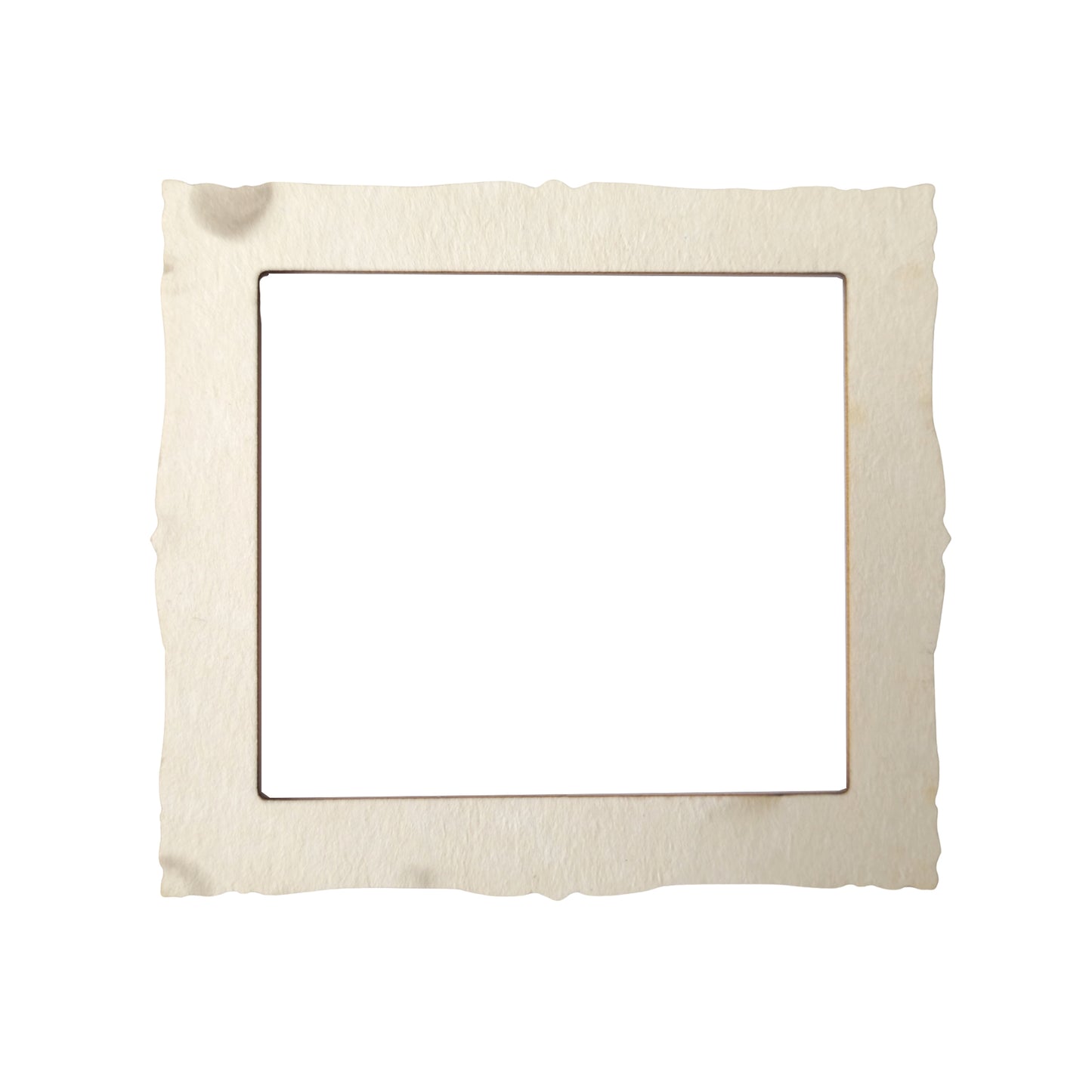 Chipboard gold rectangular frame