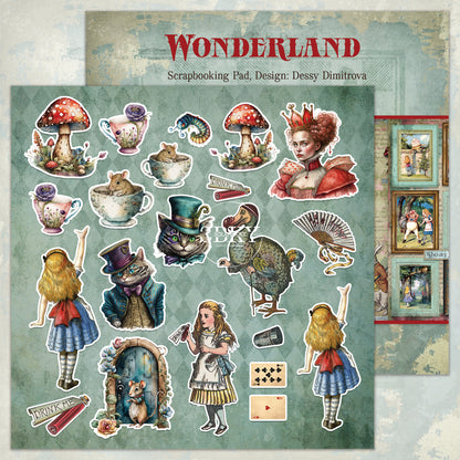 "Wonderland" Scrapbooking Pad