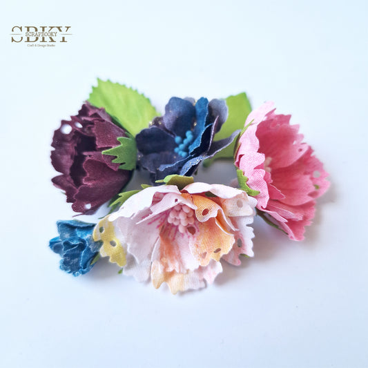 Handmade Flowers ND - Set of 5, N7