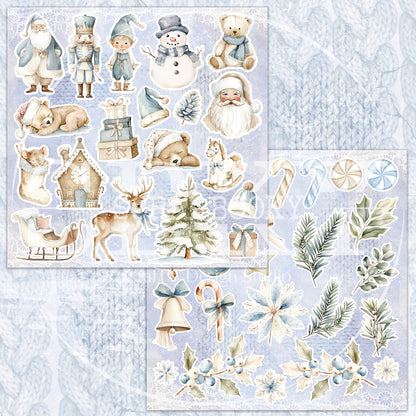 "Silent Night" Digital Paper