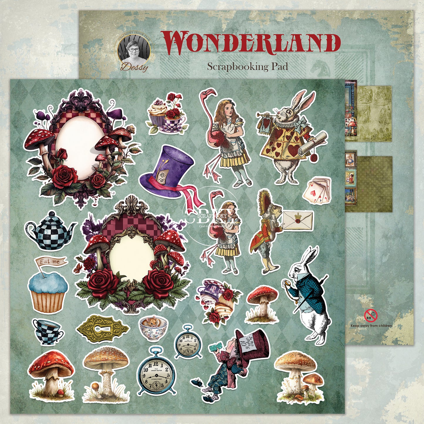 "Wonderland" Scrapbooking Pad
