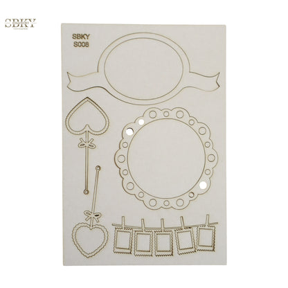 Chipboard set "Tag Me Softly"