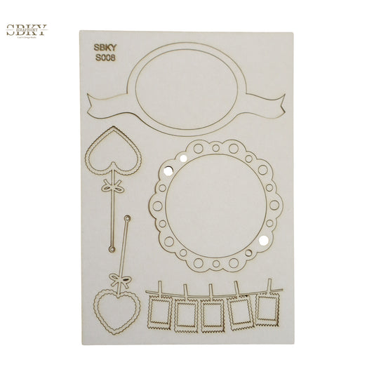 Chipboard set "Tag Me Softly"
