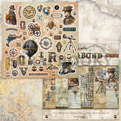 "Vagabond" Digital Paper