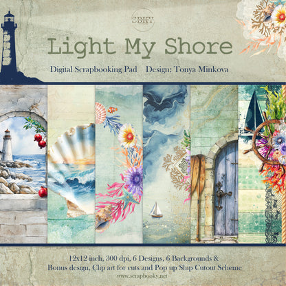 "Light My Shore" Digital Paper