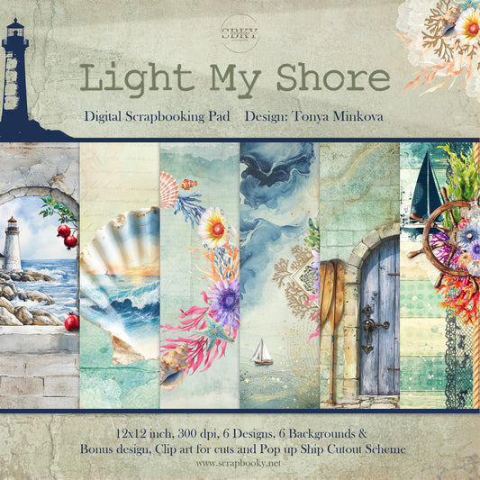 "Light My Shore" Digital Paper